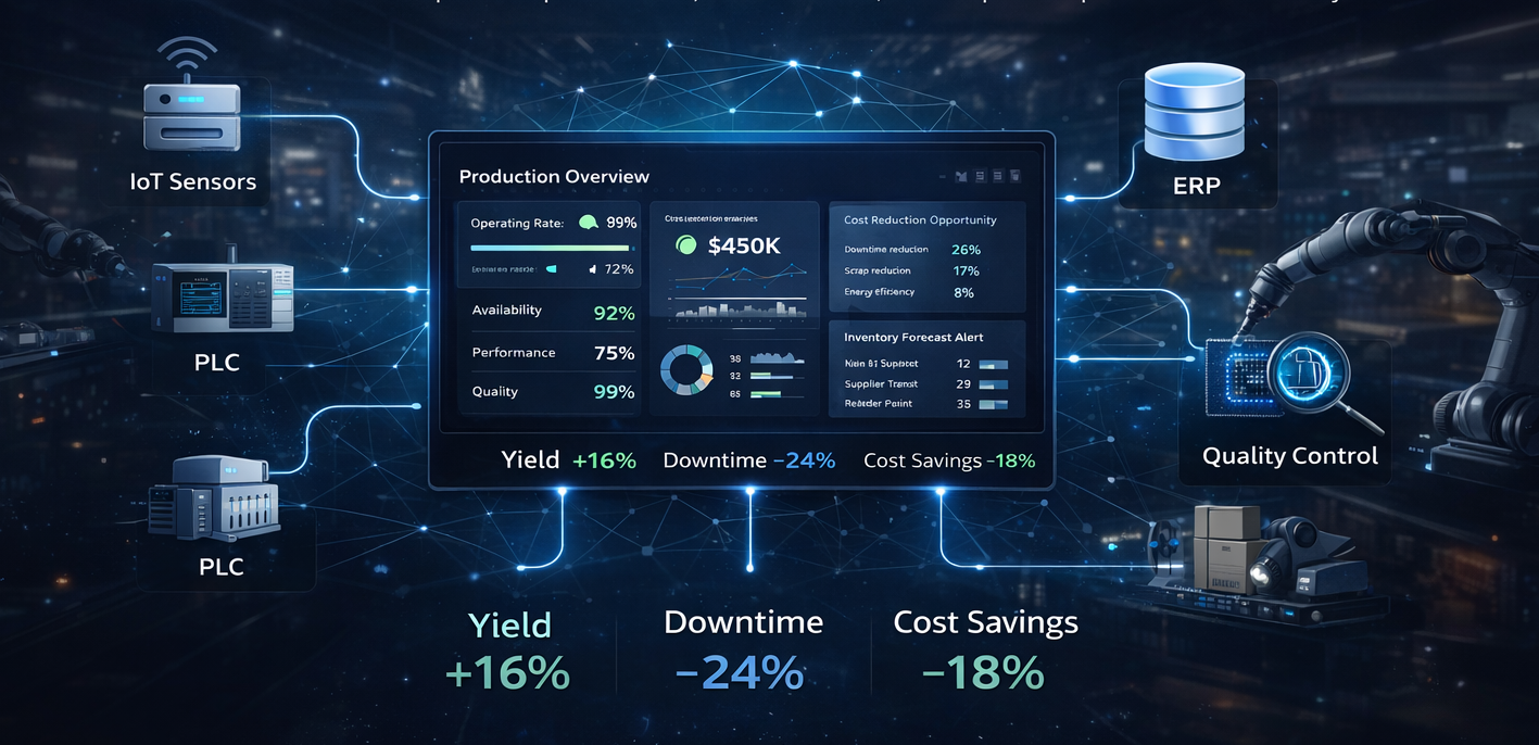 Manufacturing Intelligence - Production Optimization & Profitability Analysis