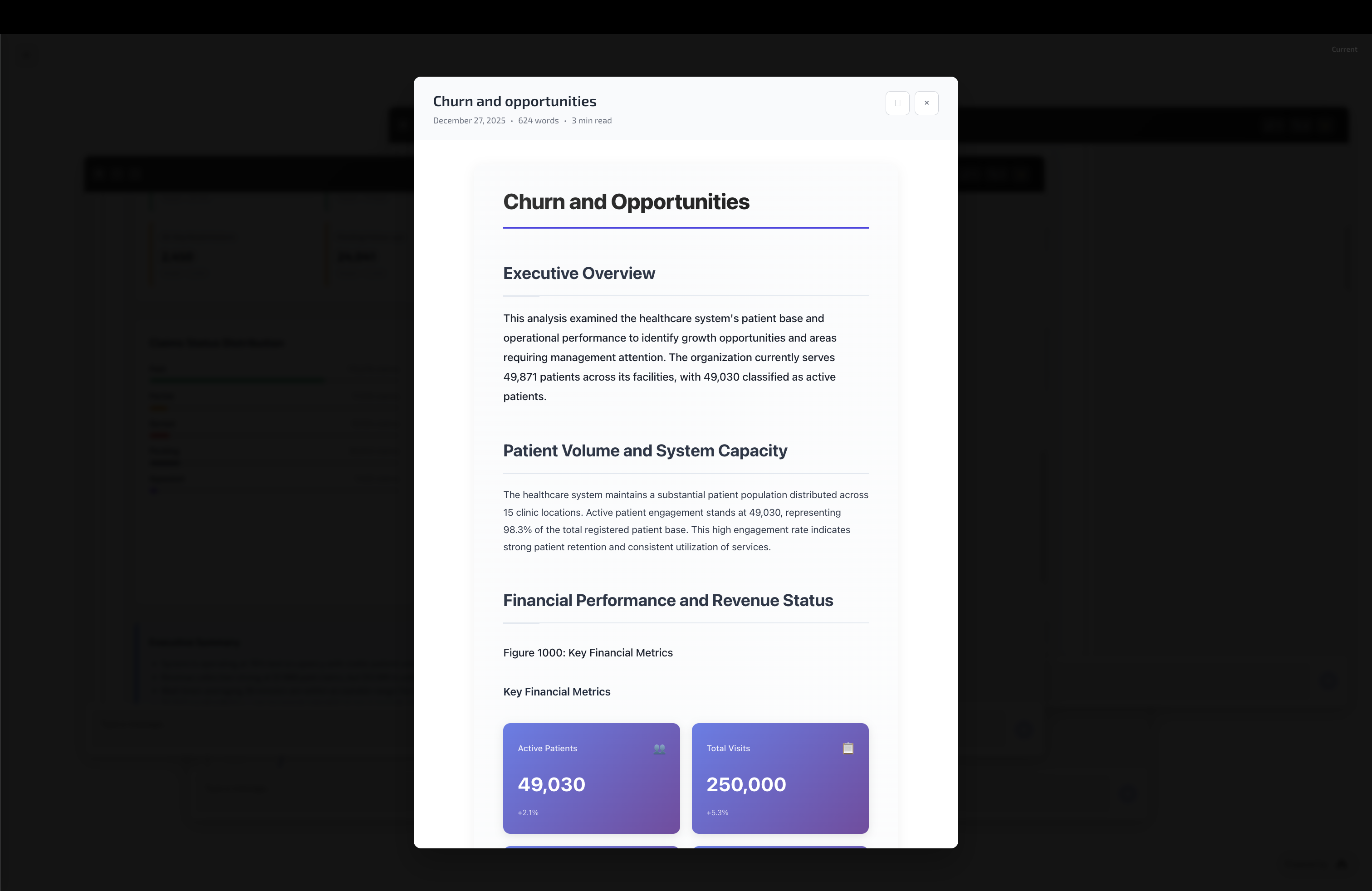 Generated Report Example